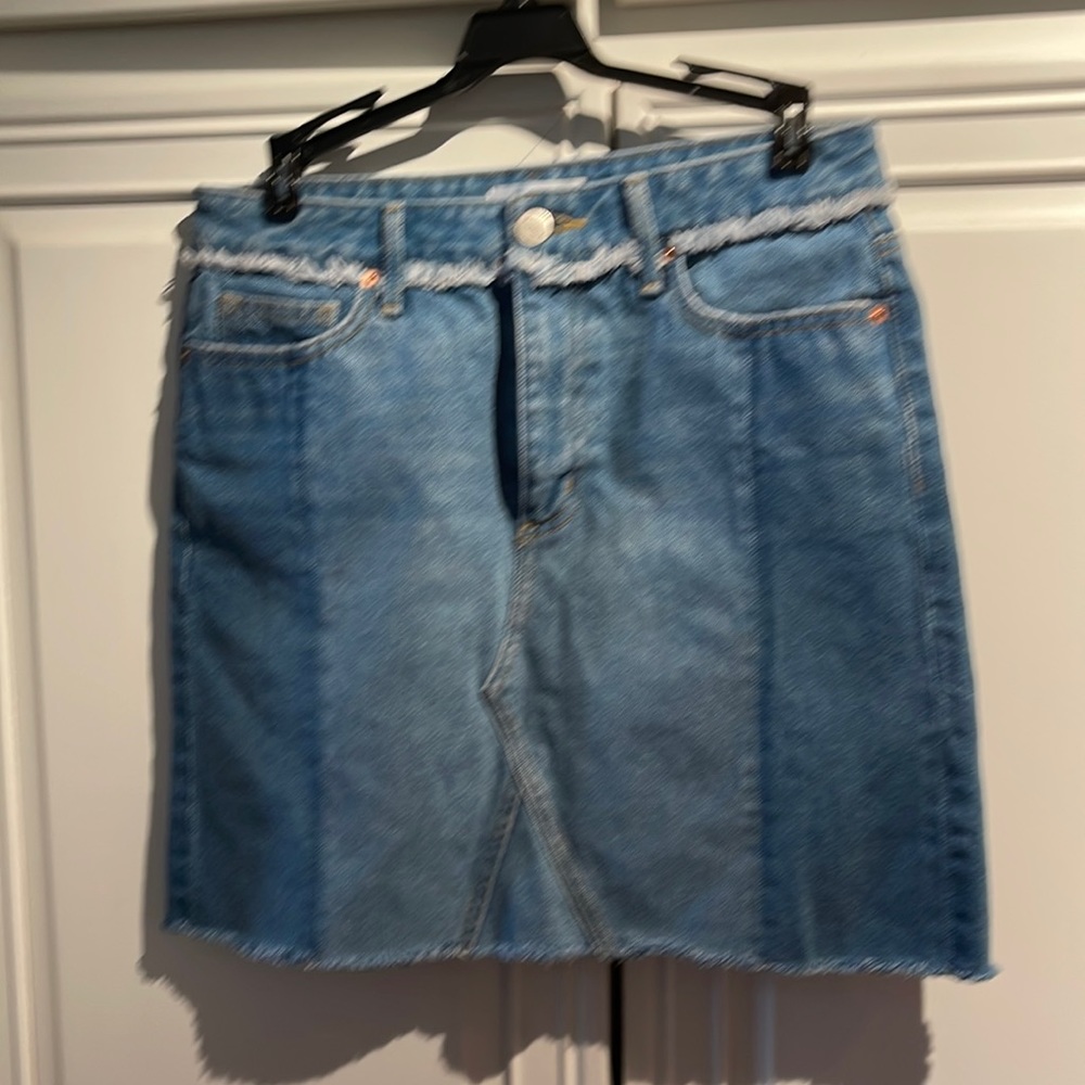 loft denim skirt size 4